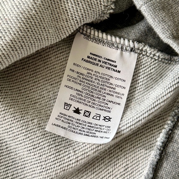 Nike Air Jordan Breakfast Club Mikes Gym Hoodie Size Medium Gray Jumpman Fleece - Picture 14 of 14